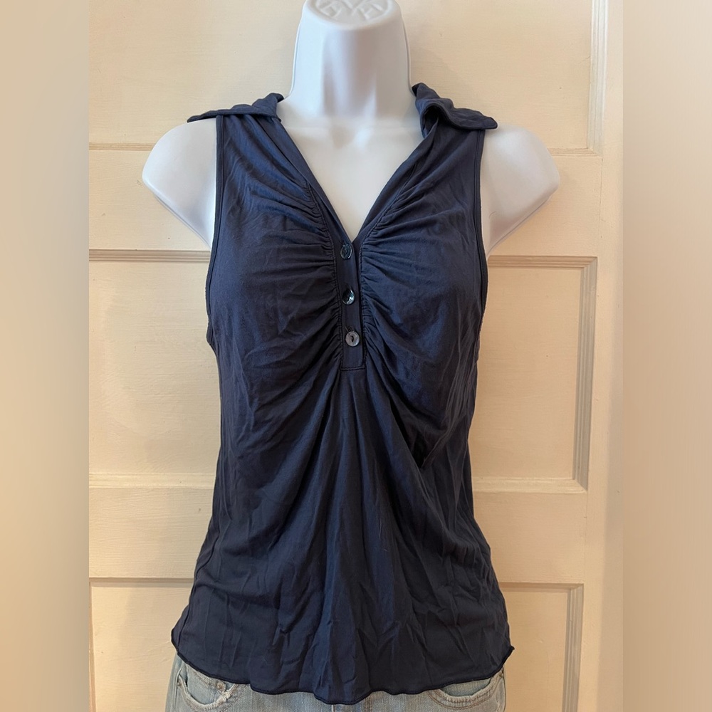 (Ethic) navy blue tank top